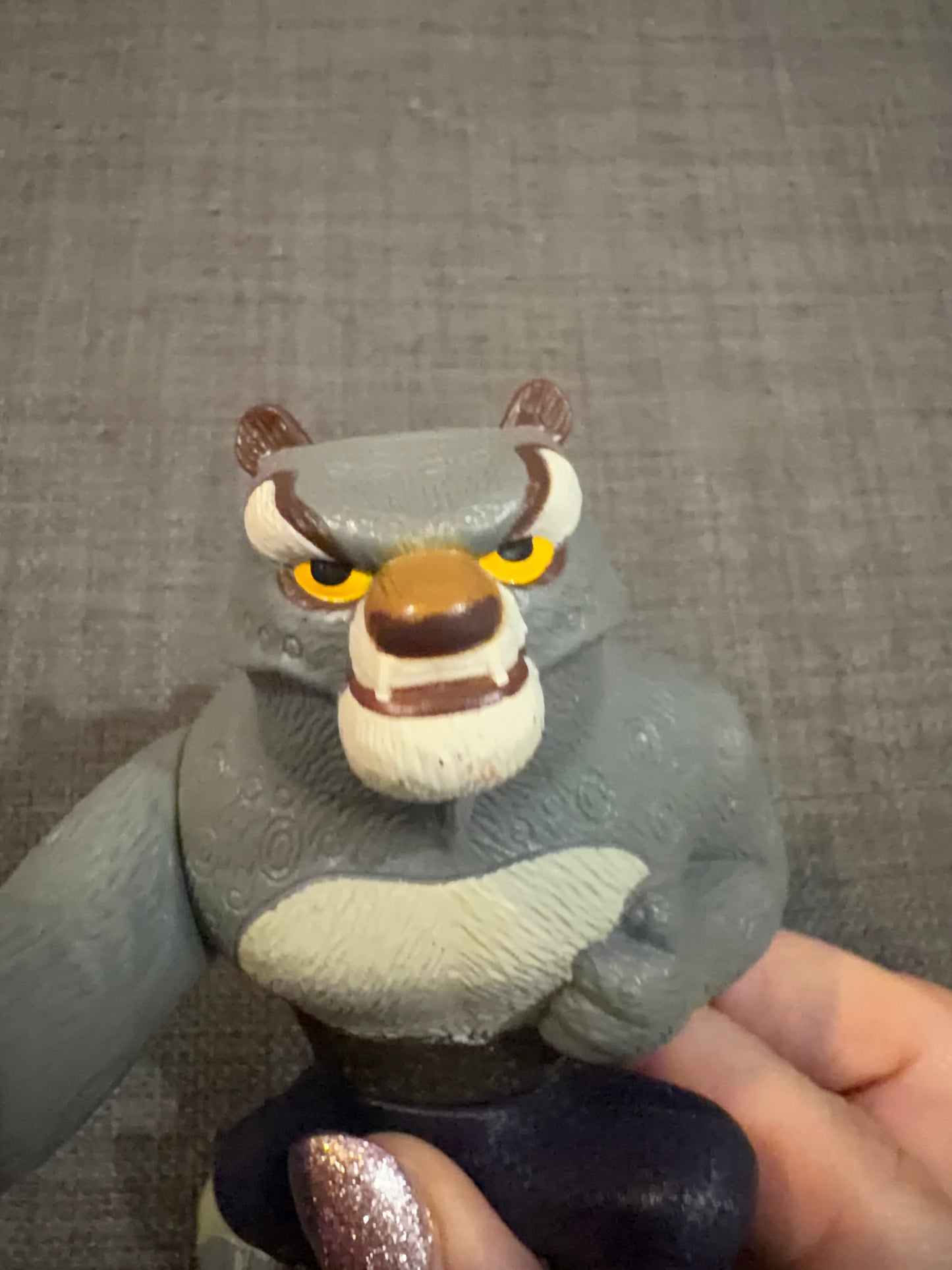 Vintage 2008 McDonald’s Happy Meal Toy Tai Lung Snow Leopard Kung Fu Panda Toy