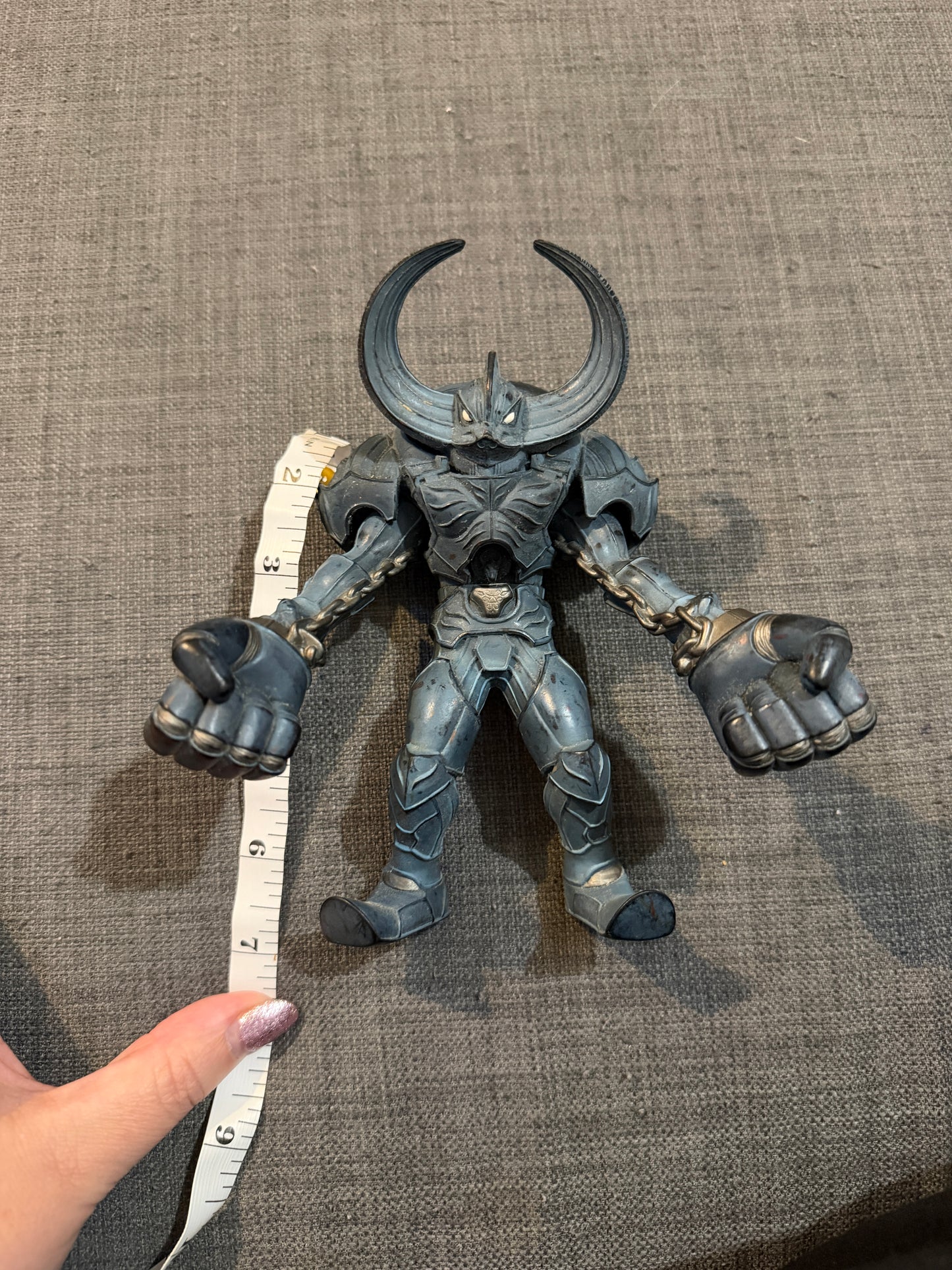 Vintage 2003 MASKED RIDER FAIZ Kaijin Series OX ORPHNOCH Kamen Rider 7" Figure Bandai