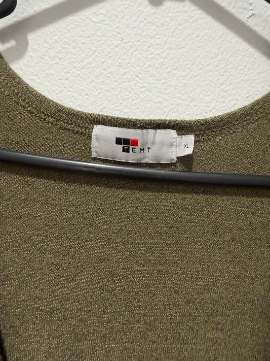 Ladies - Olive Cardigan | Long length | Size XL