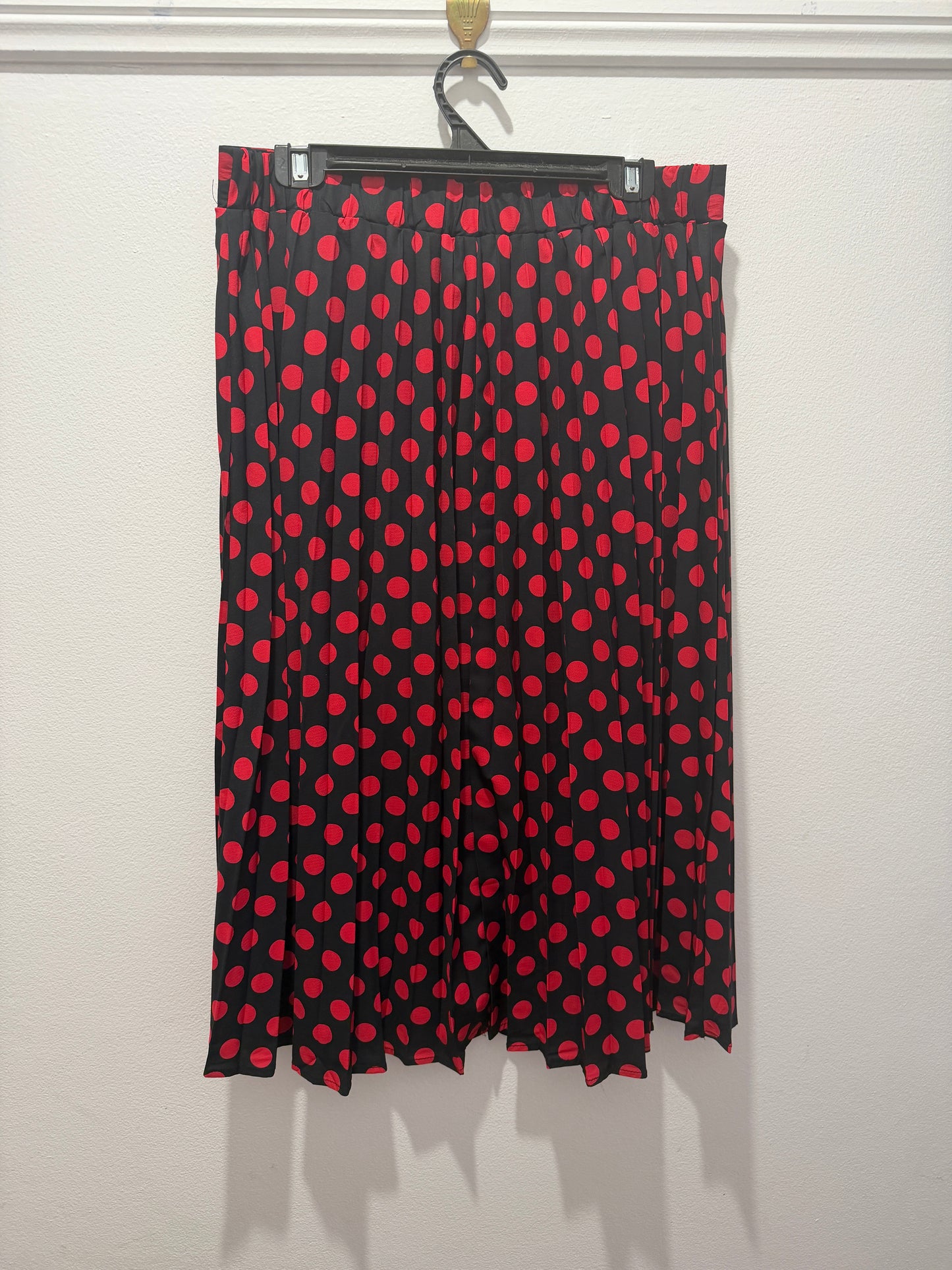Ladies - Little Party Dress | Pleated Midi Skirt | Size 16 | Kansas Punk Dots
